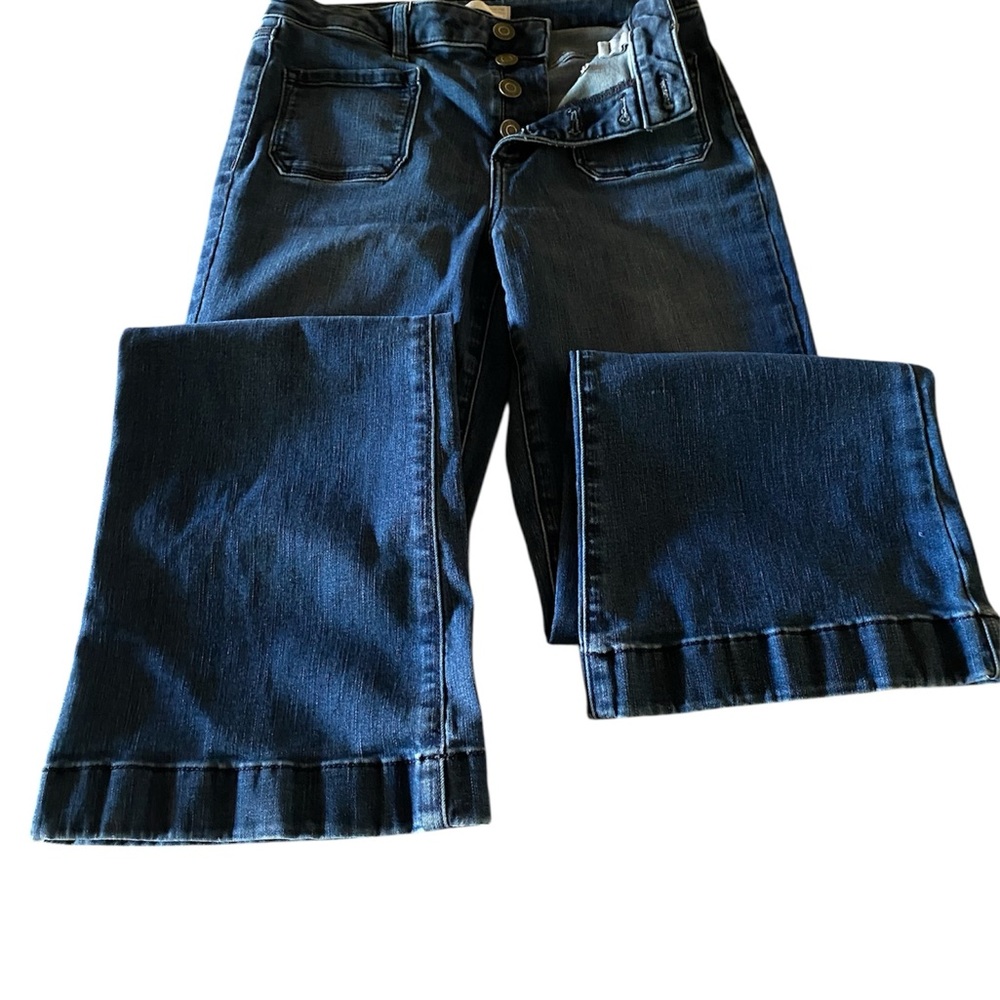 LC Lauren Conrad Dark Blue Flare Jeans